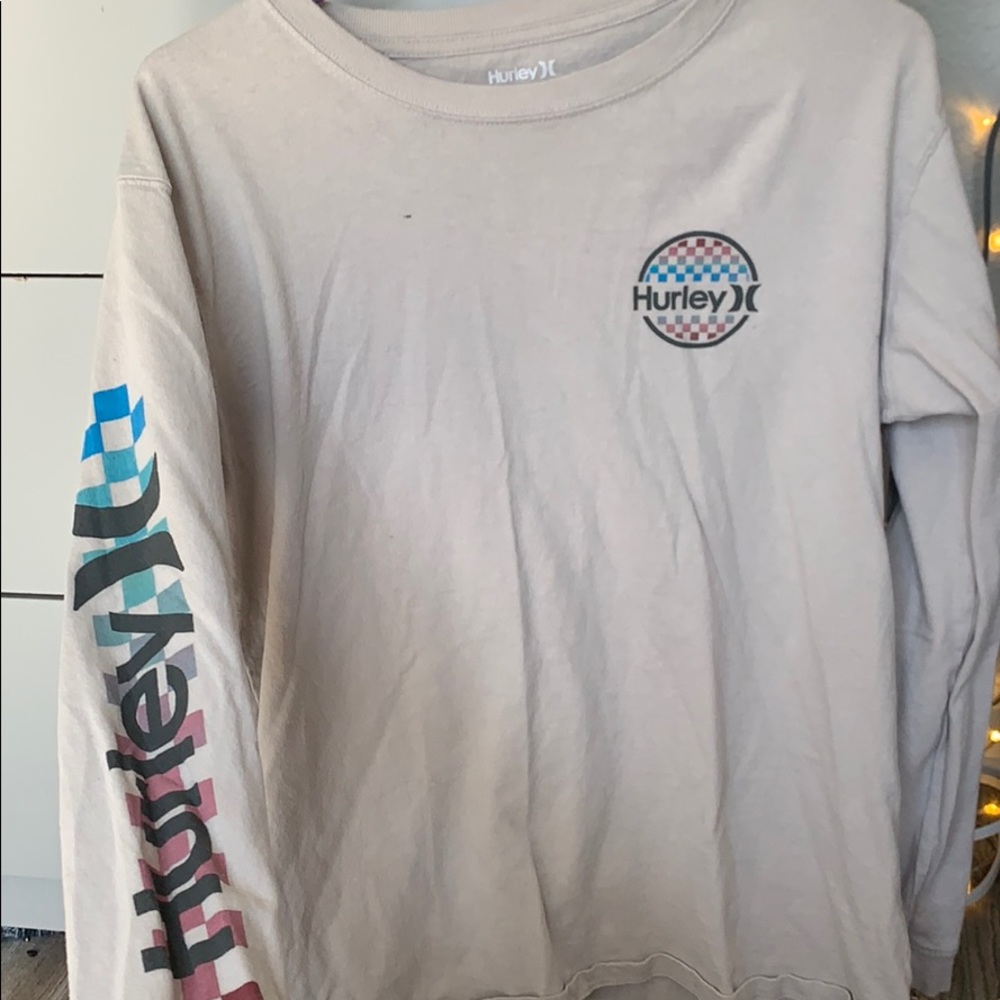 gray hurley long sleeve
